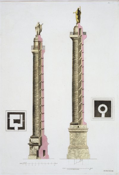 Colonna Traiana, Roma, da 
